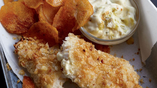 Low-Calorie Baked Fish and Chips