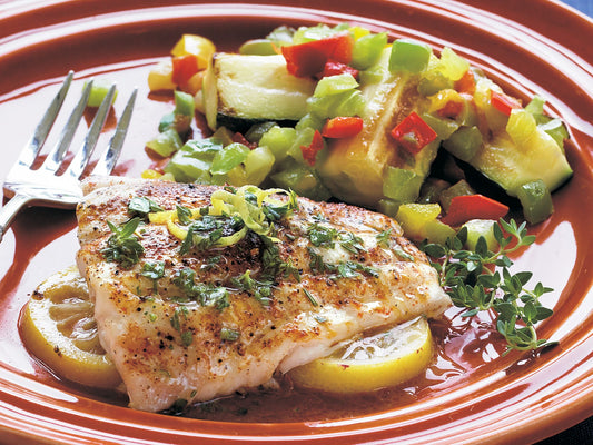 Lemon Red Snapper with Herbed Butter